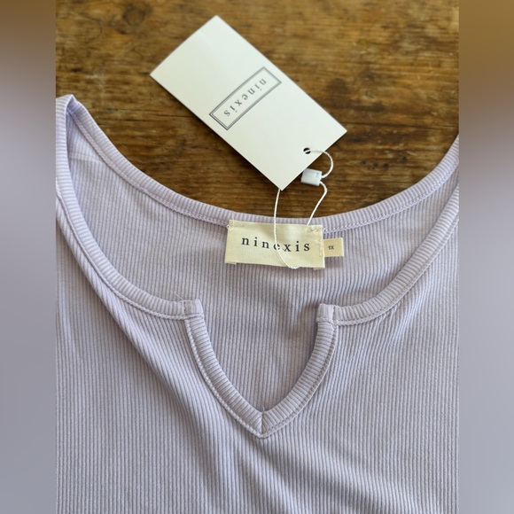 Ninexis Ribbed Lilac Tank Top - Picture 2 of 3
